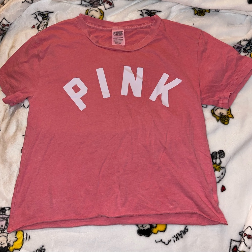 PINK VICTORIAS SECRET CROP TOP